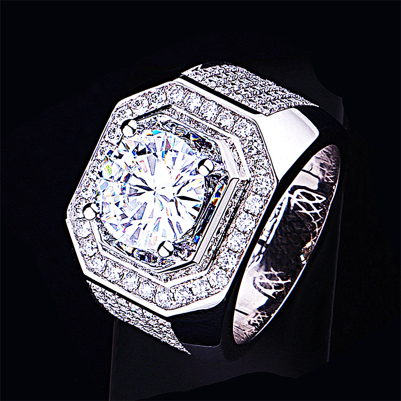 Nhẫn Đeo Tay Kim Loại Bạc 925 Thời Trang Hàn Quốc Cho Nam