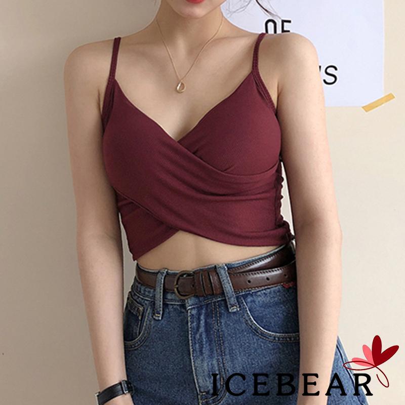 Áo lửng hai dây cổ V gợi cảm cho nữ