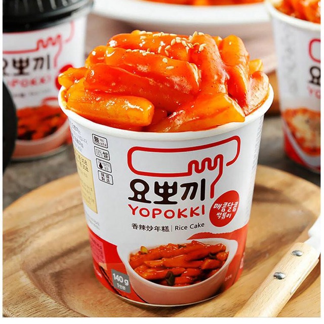 Bánh gạo Topokki các vị cốc 120-140g