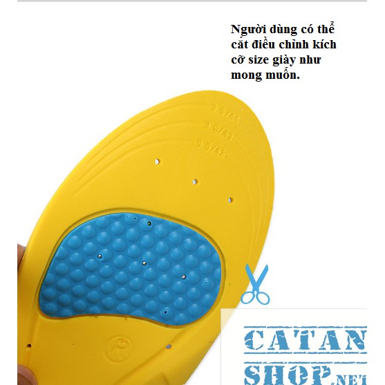 (Được chọn Size) Miếng lót giày thể thao Yellow Sport chuyên dụng, Lót giày cả bàn cao cấp siêu êm chân, khoáng khí