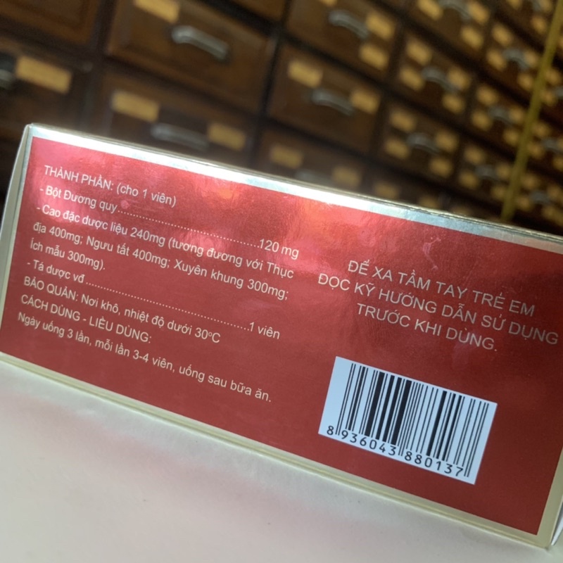 Hoạt huyết Phúc Hưng - hộp 100 viên - Tăng cường lưu thông máu, cải thiện tuần hoàn não và ngoại vi