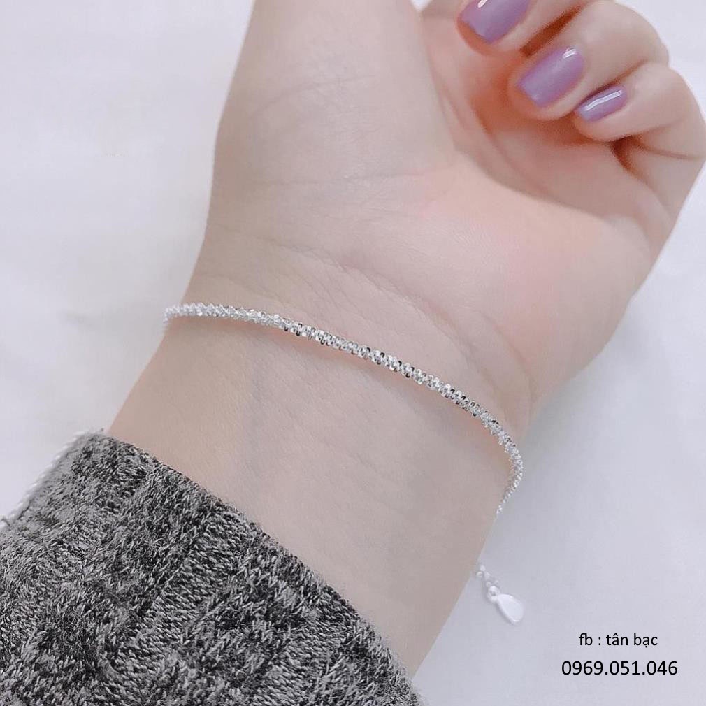lắc tay bạc 925 , dạng soắn sáng đẹp , hót hít nhất năm nay