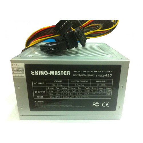 bỘ NGUỒN MÁY TÍNH kINGMASTER 12f SATA SPEED 450W, 550W, 650W, 750W