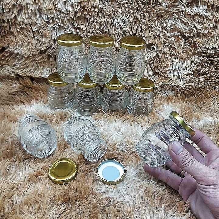 Hũ Chưng Yến 100ml  mẫu con ong nắp thiếc vàng - Lọ Thủy Tinh 100ML #huchungyen