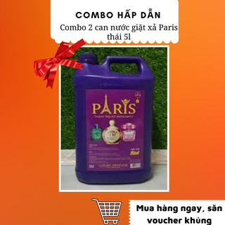 Combo 2 can nước giặt xả paris 5000ml