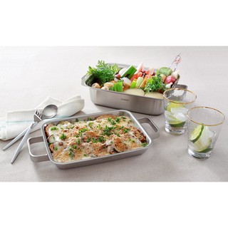 BỘ 2 CHẢO CHỮ NHẬT 22.9CM VÀ VỈ COOKEVER