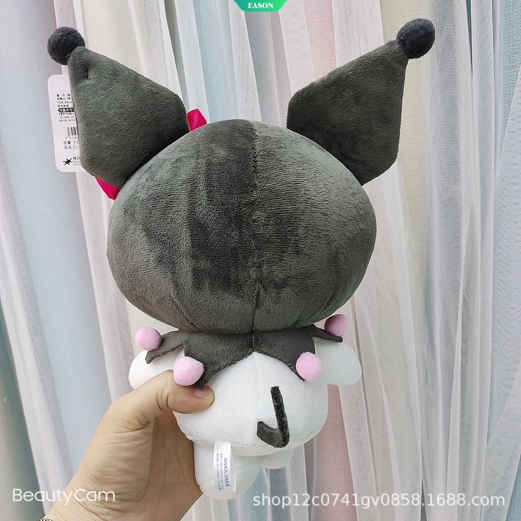 SANRIO Búp Bê Nhồi Bông Mềm Hình Nhân Vật Hoạt Hình Kuromi Đáng Yêu 8 Inch