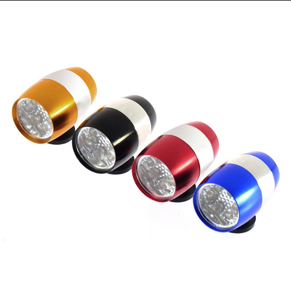 Đèn Pha 6 Bóng LED Cảnh Báo An Toàn 4 Màu Kèm Giá Đỡ Cho Xe Đạp