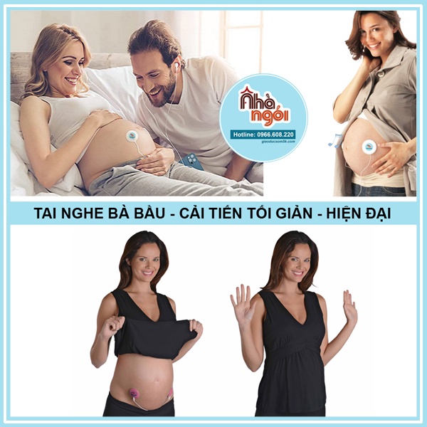 Tai nghe bà bầu Nhà Ngói - Thai giáo âm nhạc + Tặng tai nghe S10 cho mẹ - Hàng đồng bộ tiêu chuẩn ISO, không gia công