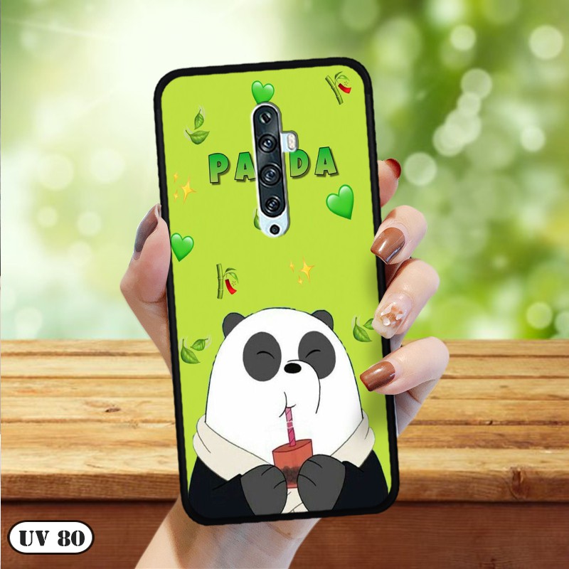 Ốp Oppo Reno 2 - lưng nhám viền dẻo ngộ nghĩnh