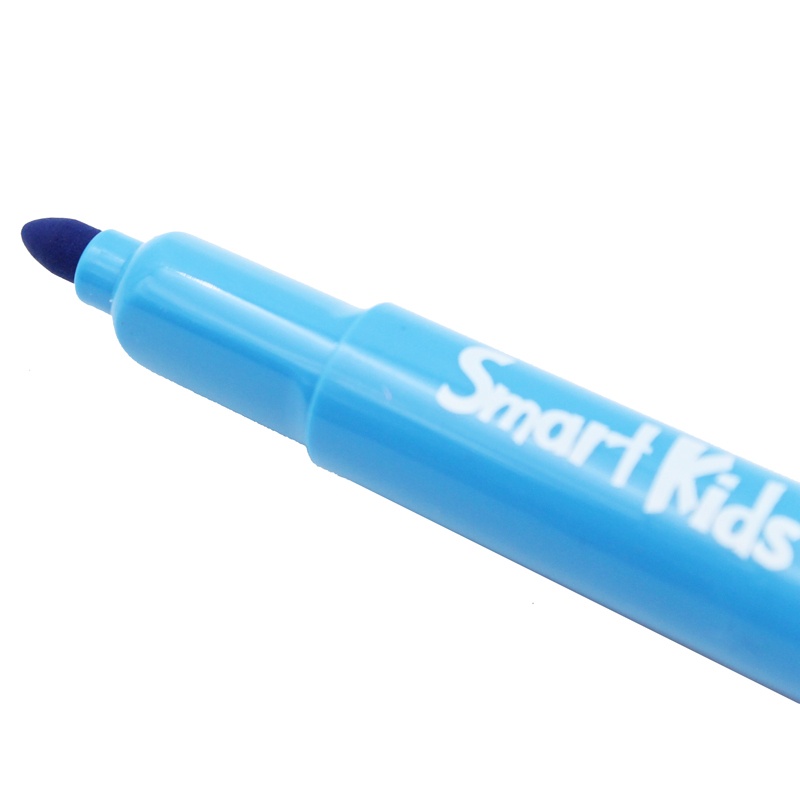 Hộp 12 Bút Lông Màu 2 Đầu Rửa Được - Smart Kids WM06