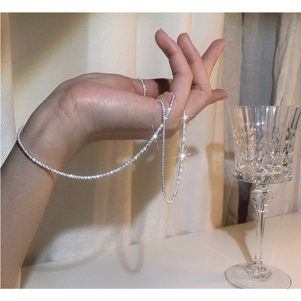 Vòng cổ choker bạc 925 thời trang dành cho nữ