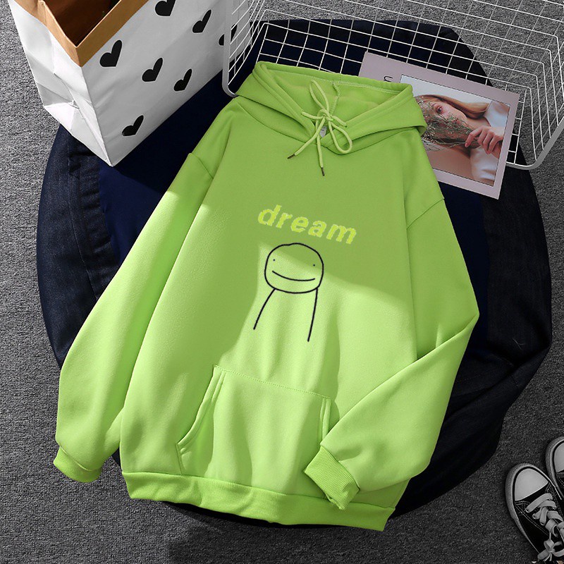Dream Merch Dream Smp Dreamwastaken Áo Nỉ Chui Đầu Oversize Thời Trang Đường Phố Harajuku Cho Nam Và Nữ