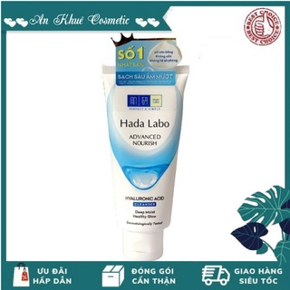 Sữa rửa mặt dưỡng ẩm Hada Labo Advanced Nourish Hyaluron Cleanser 80g
