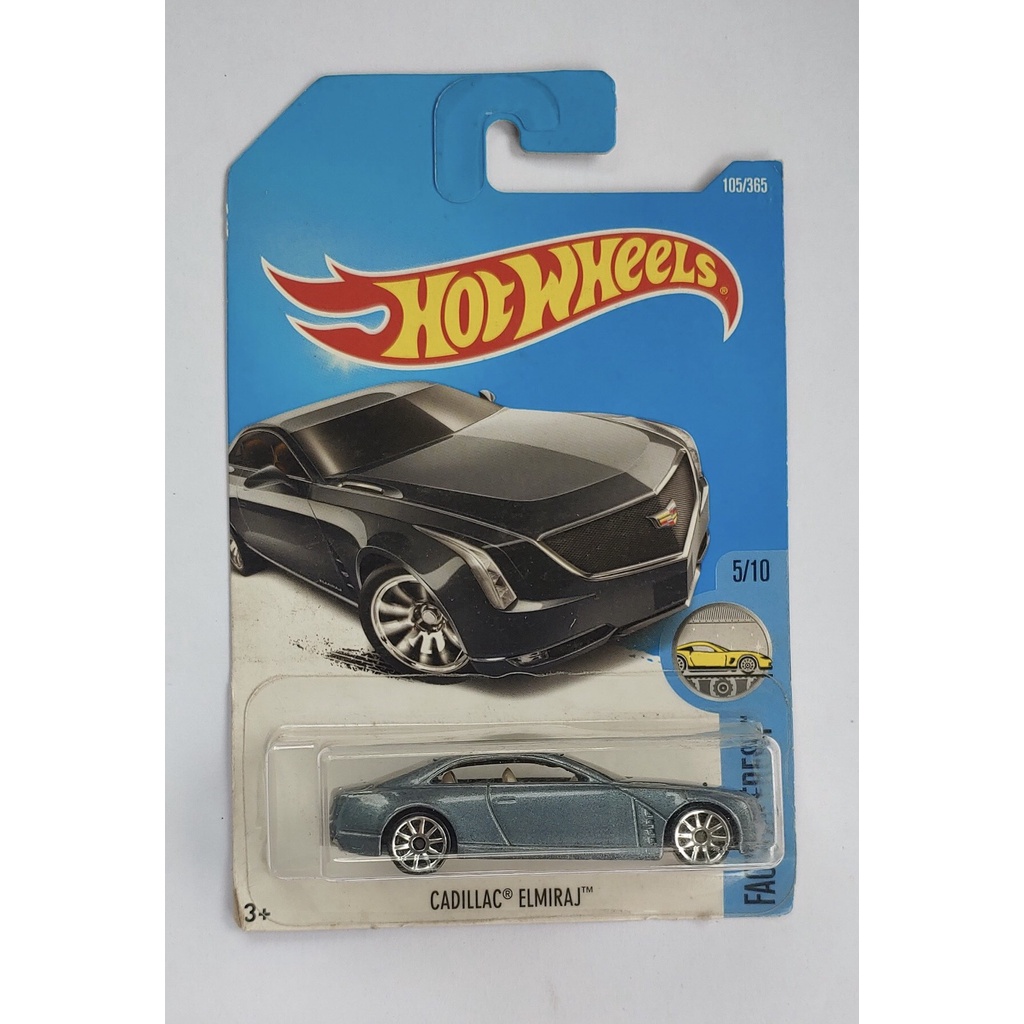 Xe mô hình tỉ lệ 1:64 Hot Wheels T-10 Caddilac Elmiraj xám