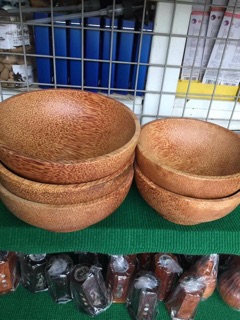 Bát để rượu gỗ dừa 12cm 