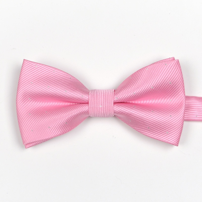 Cà Vạt Nơ Họa Tiết Ngôi Sao Màu Đỏ / Bạc Phong Cách Anh Quốc Cao Cấp Cho Chú Rể