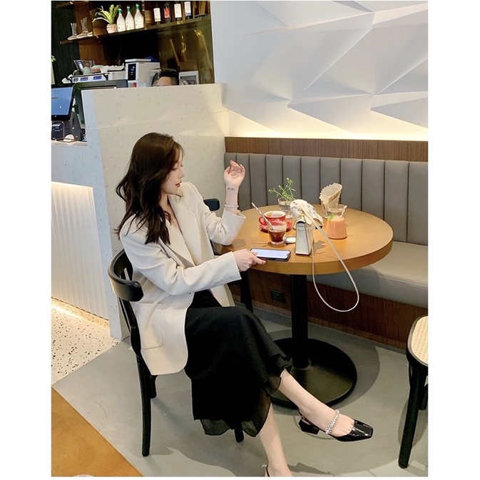 Giày hở gót tiểu thư QC cao cấp chuẩn đẹp