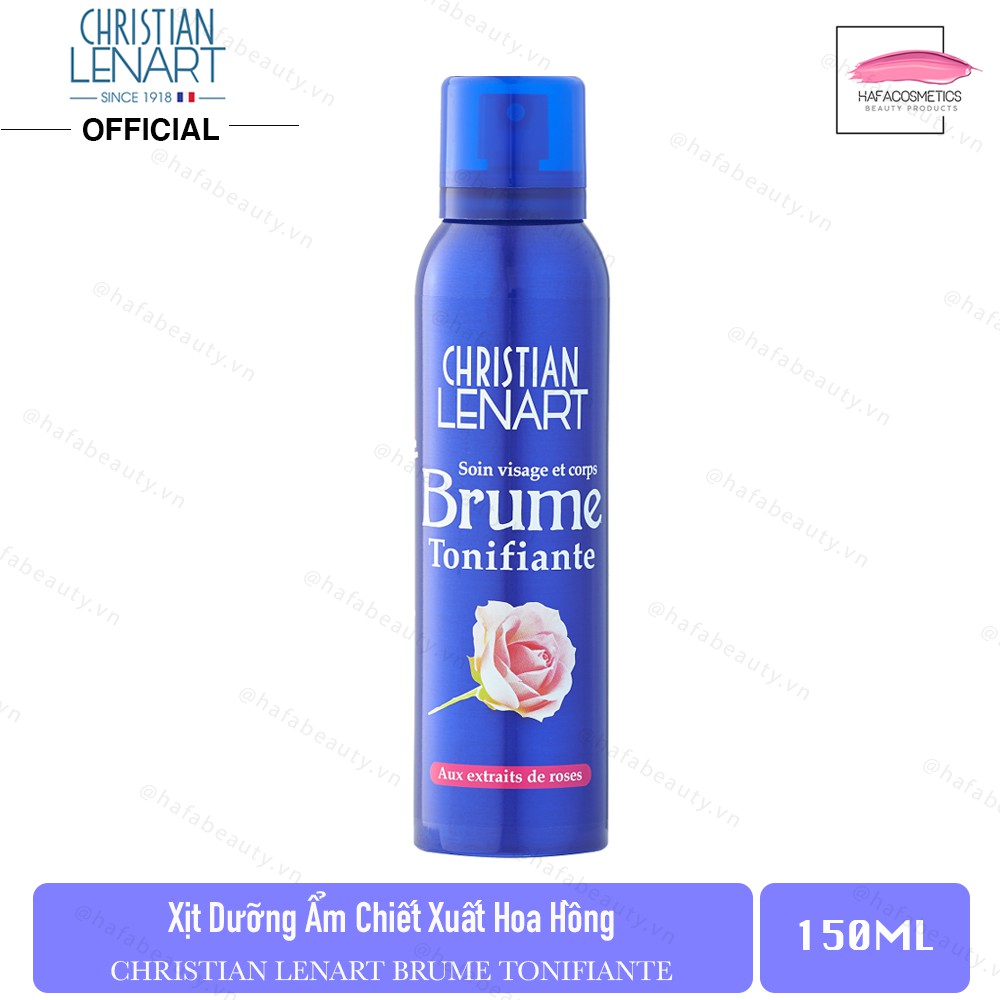 [Date 30/5/2021]Xịt khoáng dưỡng ẩm Christian Lenart Brume Tonifiante 150ml