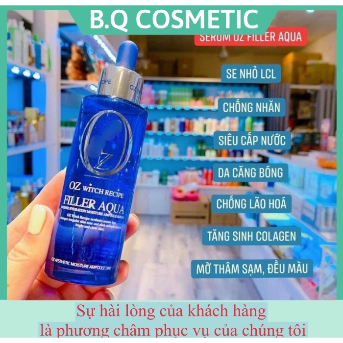 Tinh Chất Phục Hồi Da Mụn Serum Filler Aqua Oz Kết Hợp Peptide Oz Witch Recipe 60Ml
