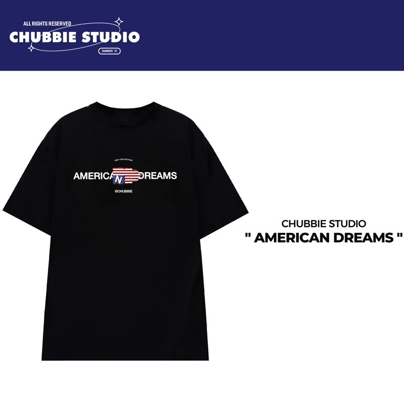 Áo phông unisex CHUBBIE American Dreams T-Shirt
