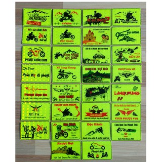 tem logo phượt combo 30 logo như hình