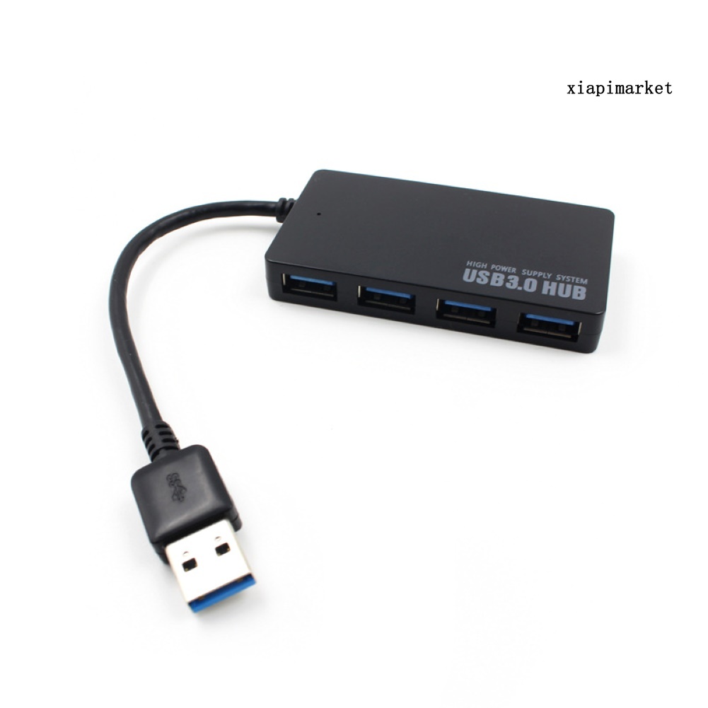 LOP_Ultra-thin 4 Ports High Speed USB 3.0 Hub Splitter Adapter for Desktop PC Laptop