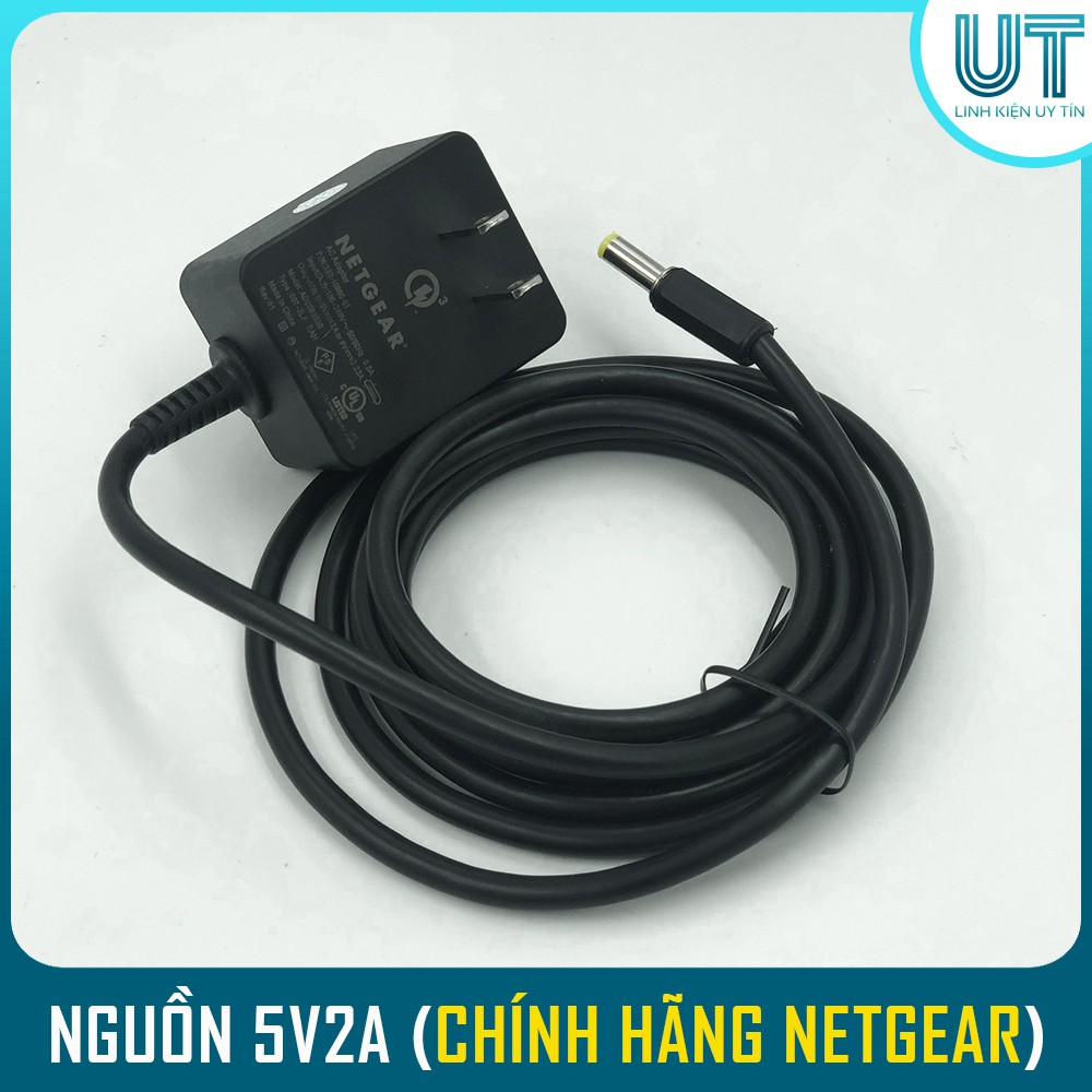 Nguồn Adapter Xịn 5V2A 5.5x2.1 DC - Có thể bost dòng lên 4A  ( Hãng Netgear )