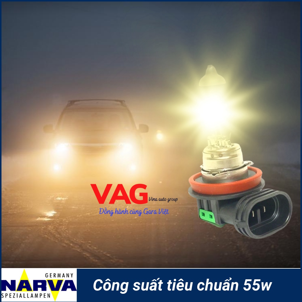 Bóng đèn NARVA H11 12V 55W chính hãng đến từ Đức
