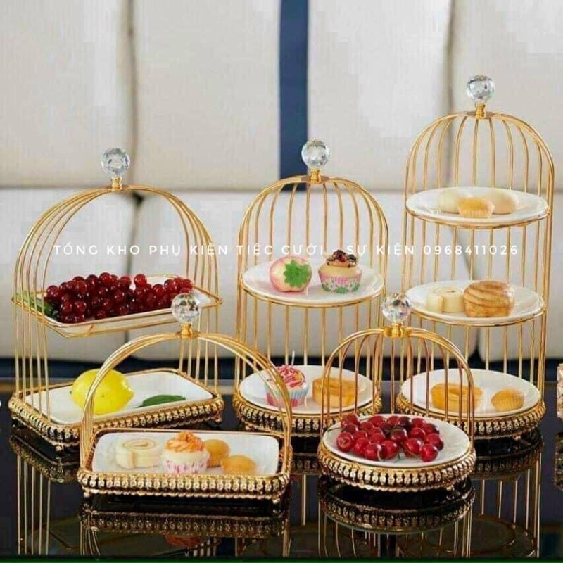 Khay bánh lồng chim