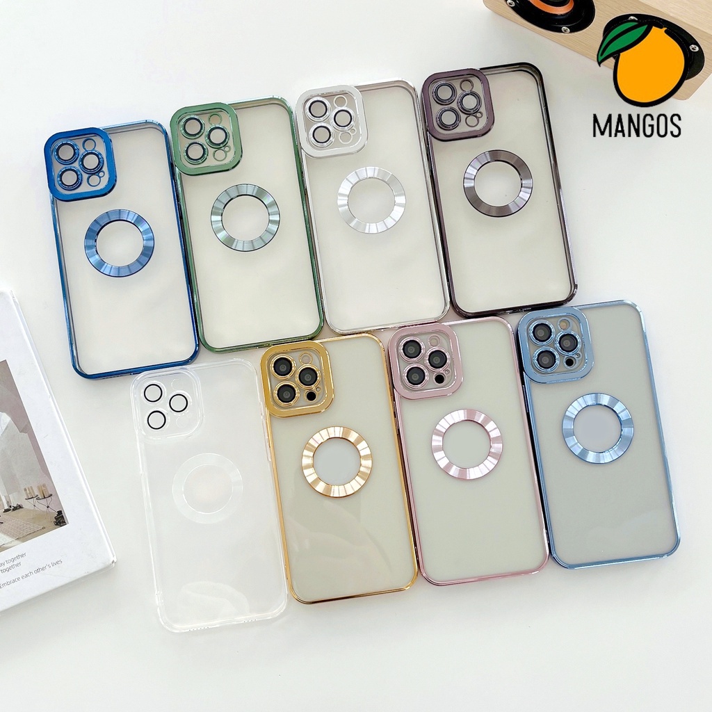 Ốp lưng iphone 6plus 6splus 7 plus 8plus X Xr XsM 11 12 13 Promax 14 Promax- lRIS hở táo - MangoOvil