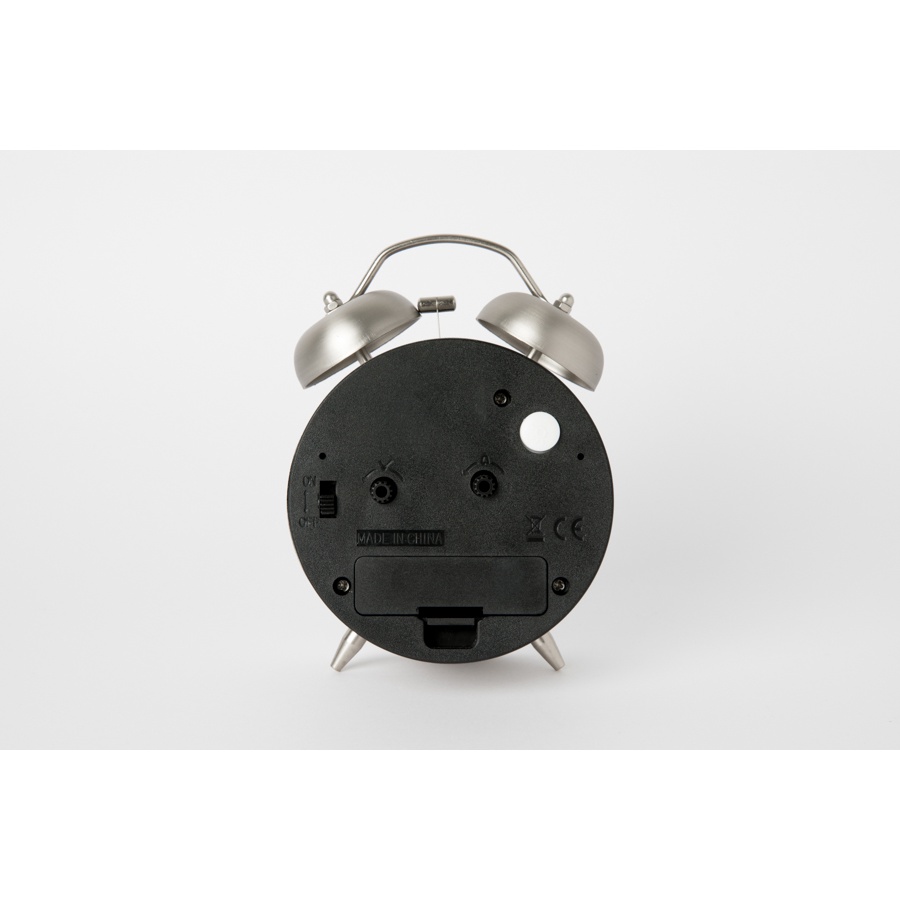 Đồng Hồ Để Bàn ARTBOX Hàn Quốc Bằng Kim Loại Mặt Nhám Màu Bạc (Lớn)