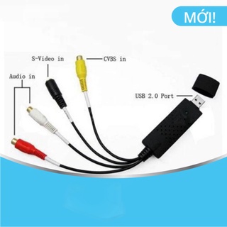 Đầu đổi usb ra svideo - cáp thu dữ liệu easier capture usb 2.0
