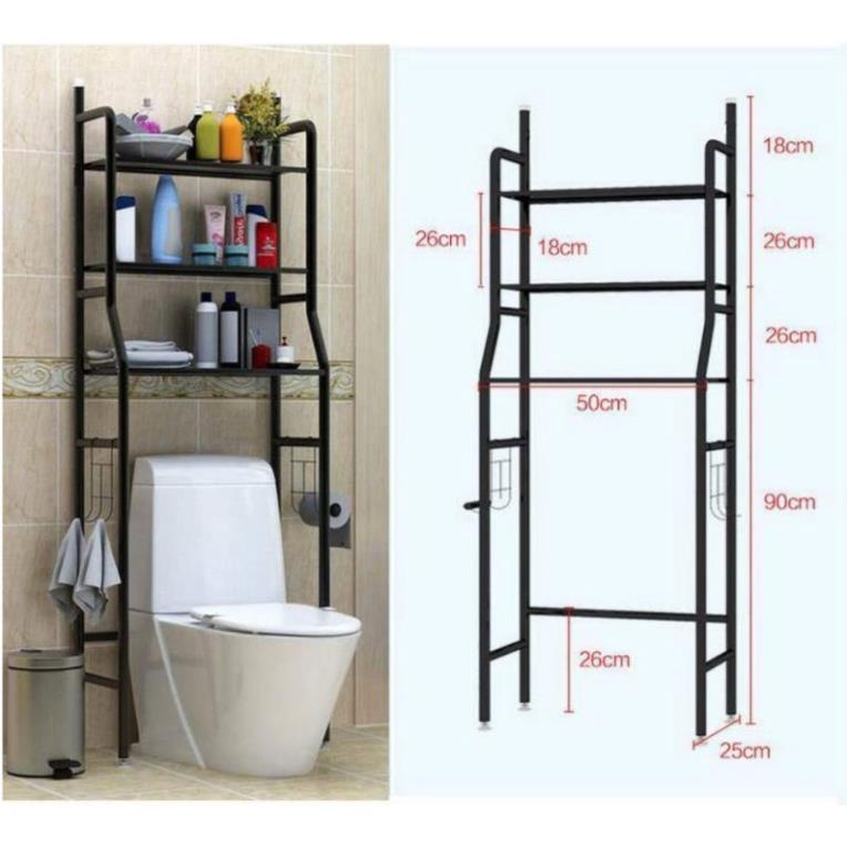 Kệ Nhà Vệ Sinh Toilet, Bồn Cầu Sơn Tĩnh Điện 3 Tầng Cao Cấp