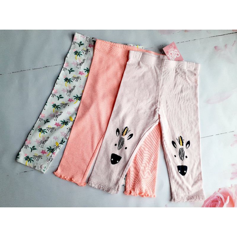 Set 3 legging bé gái Matalan UK Auth