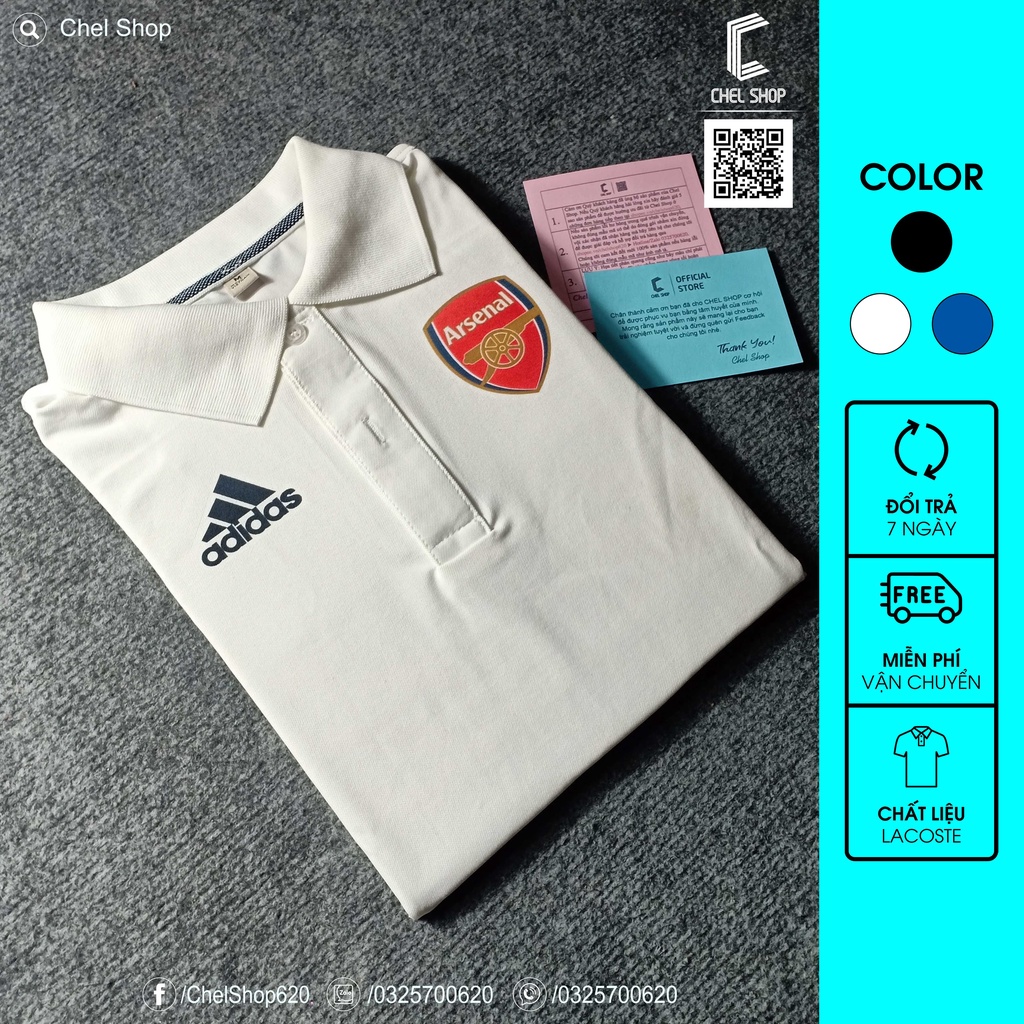 Áo polo cao cấp Arsenal [ẢNH THẬT]