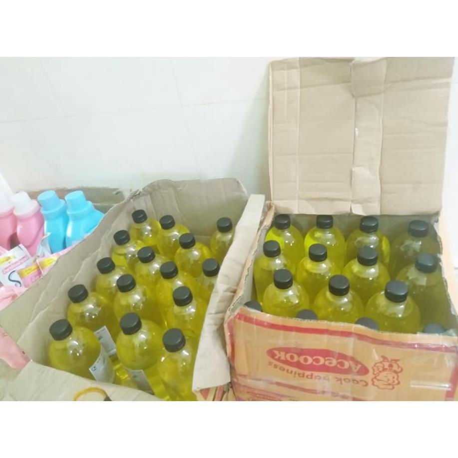 Nước Lau Sàn Tinh Dầu Sả, quế, bạc hà -  [1 lít] Xua Đuổi Các Loại Côn Trùng Có Hại [100% TỰ NHIÊN]