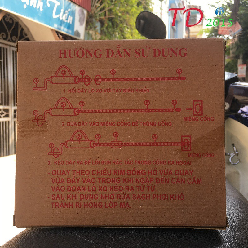 [Hàng cao cấp] Dây Thông Vệ Sinh, Thông Cống Chính Hãng Phương Uyên 5m