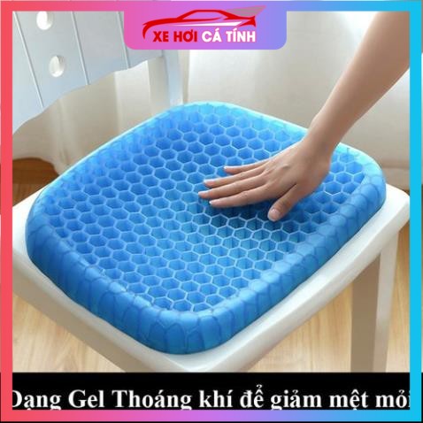 Đệm tổ ong silicon nệm lót ghế ngồi ô tô văn phòng chống ê mông, mồ hôi, mụn nhọt do ngồi lâu