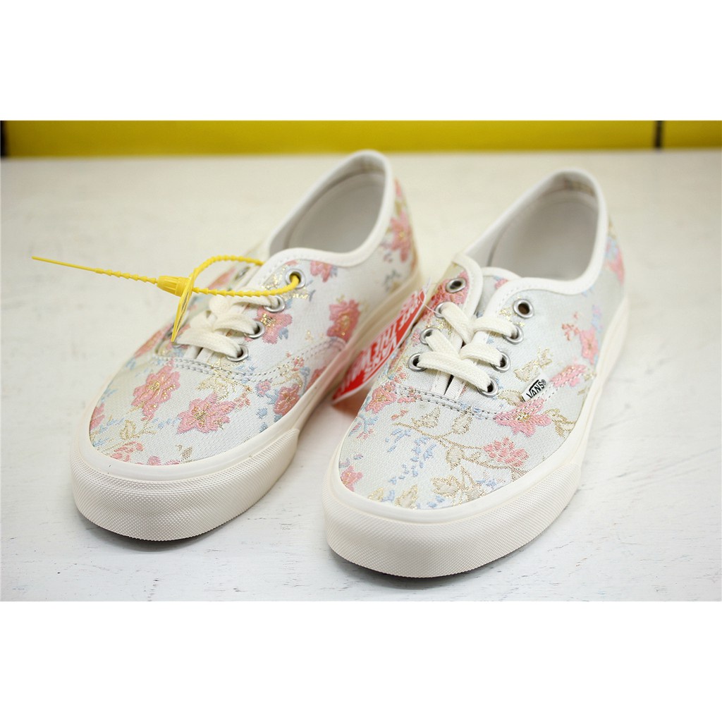 Giày Thể Thao Vans Annaheim Trắng 100% Chính Hãng In Họa Tiết Hoa Dành Cho Nam Và Nữ