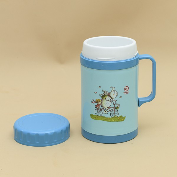 Ca Giữ Nhiệt Việt Nhật (Mã 6106/6107/6108) Size 350ml, 500ml, 750ml- Ca Giữ Nhiệt Thức Ăn, Cốc Giữ Ấm, Bình Ủ Nhiệt