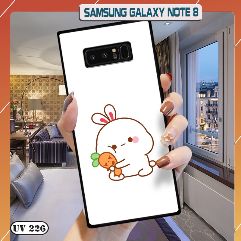 Ốp lưng nhám in hình 3D Samsung Galaxy Note 8