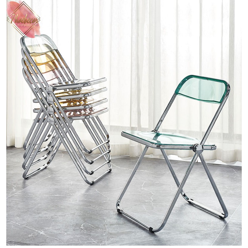Ghế xếp inox bề mặt nhựa acrylic cao cấp - PB18 | BigBuy360 - bigbuy360.vn
