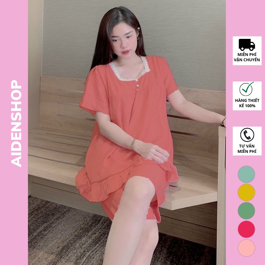 Bộ đồ bầu đẹp Aidenshop đồ bộ bầu mặc nhà quần lửng có chun chỉnh BB1109