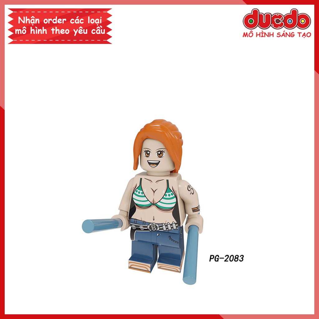 Minifigures các nhân vật trong Đảo hải tặc One Piece - Đồ chơi Lắp ghép Xếp hình Mô hình Mini Luffy, Zoro POGO PG8244