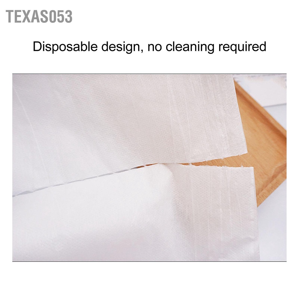 [Hàng Sẵn] 100 Tấm lót trải giường dùng một lần mỏng thoáng khí trắng không lỗ 170x70cm cho massage Spa Thẩm mỹ【Texas053】