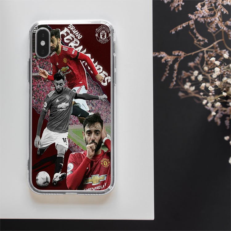 Ốp lưng Bruno Fernandes Manchester United cho Iphone 5 6 7 8 Plus 11 12 Pro Max X Xr MAN20210010