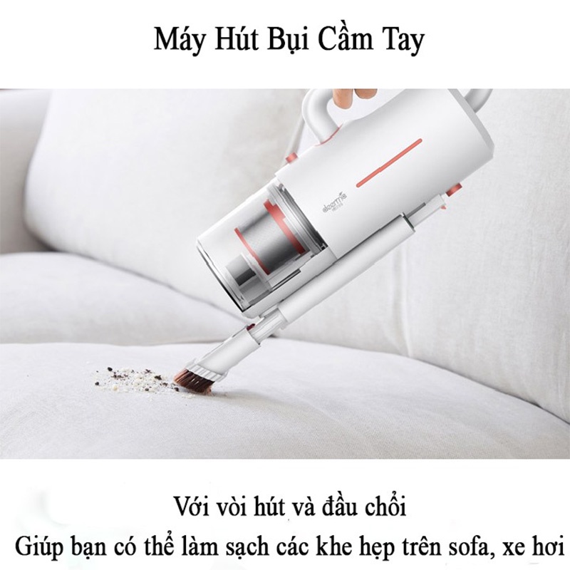 Máy Hút Bụi Cầm Tay Không Dây Diệt Khuẩn DEERMA CM1900