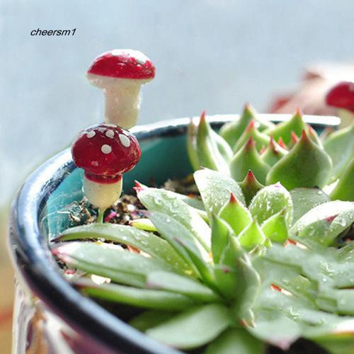 Bộ 20 mô hình cây nấm trang trí sân vườn DIY