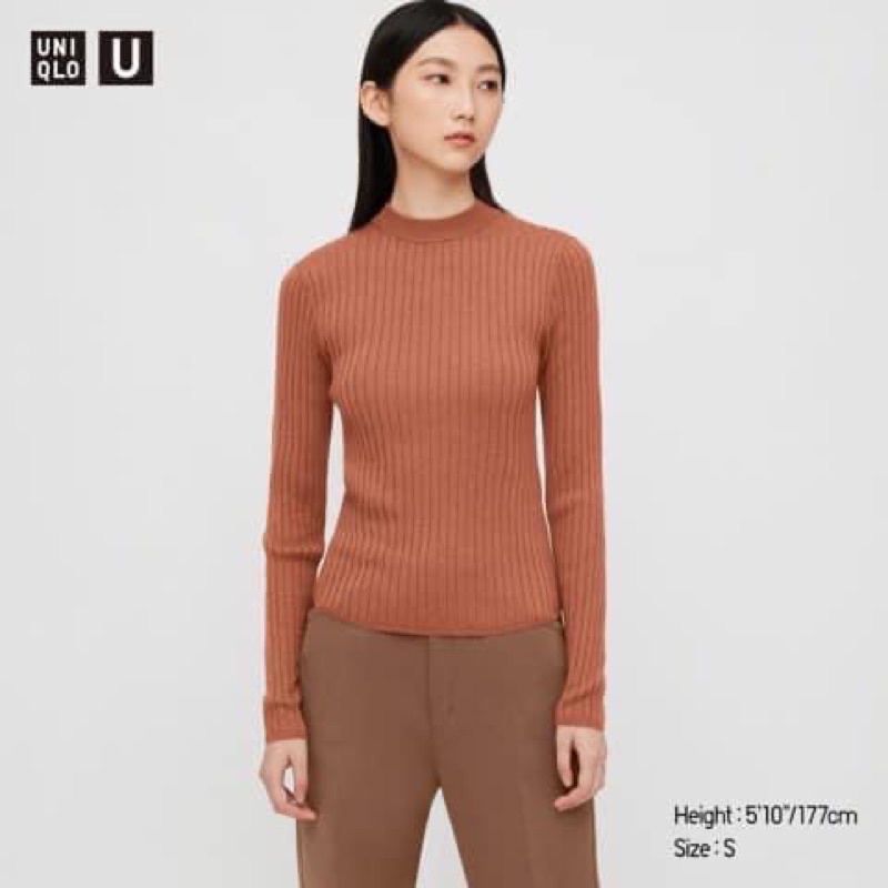 Áo Len Lông Cừu Merino Nữ cổ 3 phân Uni QL0 U | BigBuy360 - bigbuy360.vn